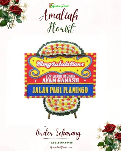 Bunga Papan Congratulation di Poh Bergong